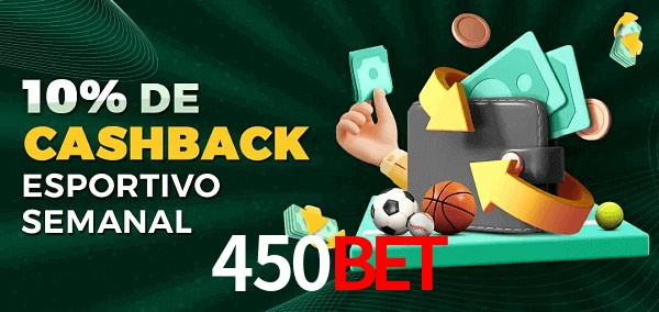 10% de bônus de cashback na 450Bet